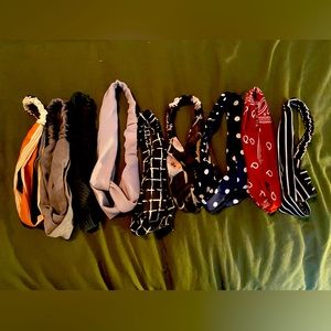 Assorted elastic headbands